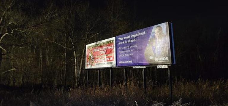 Photo of a billboard in Fort Meade