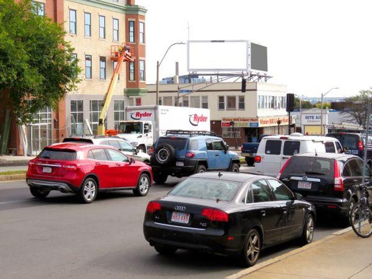 Photo of an outdoor ad in Somerville