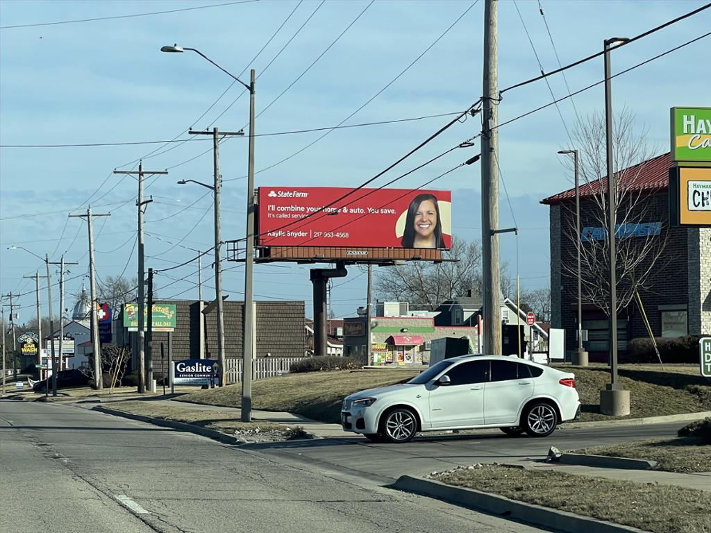Photo of a billboard in Lewistown