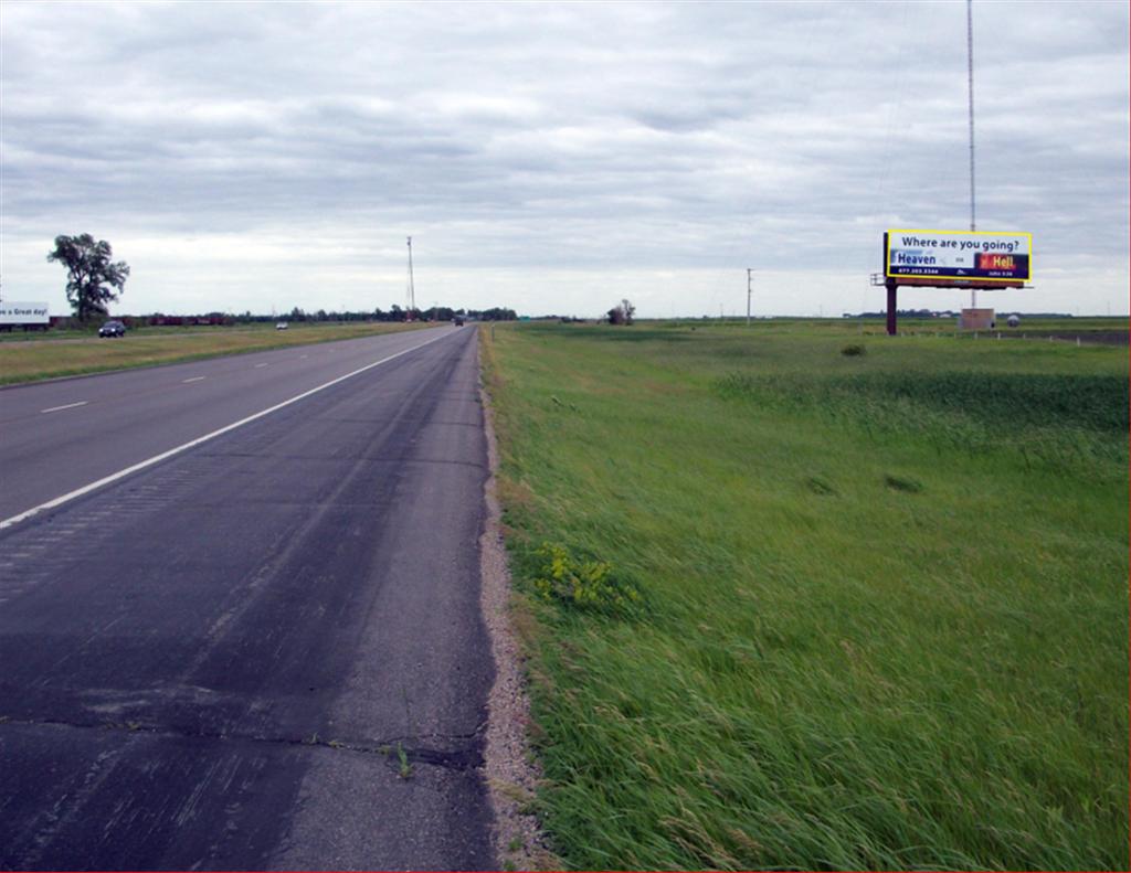 Photo of an outdoor ad in Valley City