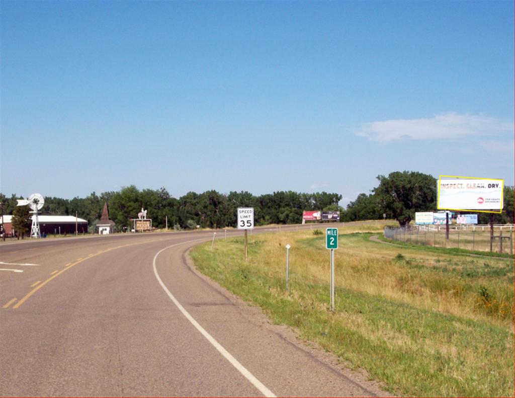 Photo of a billboard in Volborg