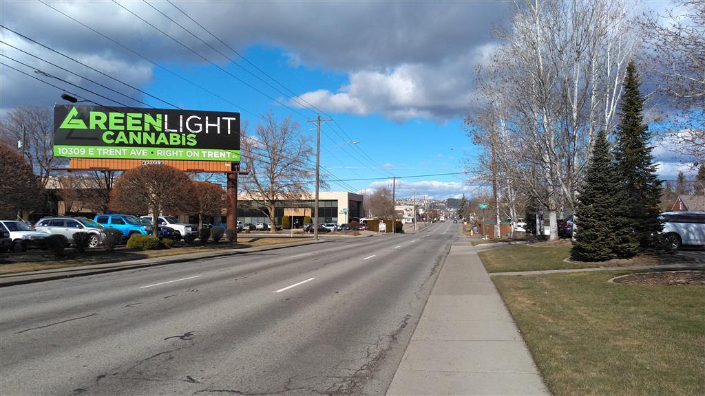 Photo of an outdoor ad in Spokane Valley