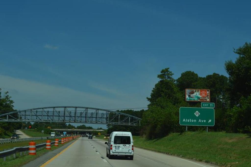 Photo of an outdoor ad in Durham