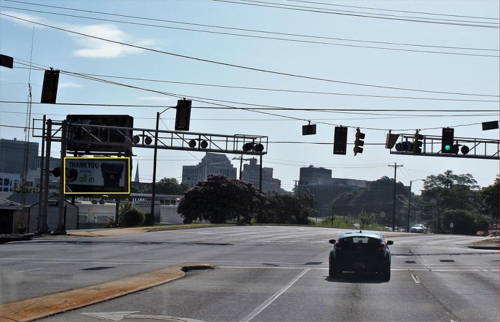 Photo of an outdoor ad in Greenville