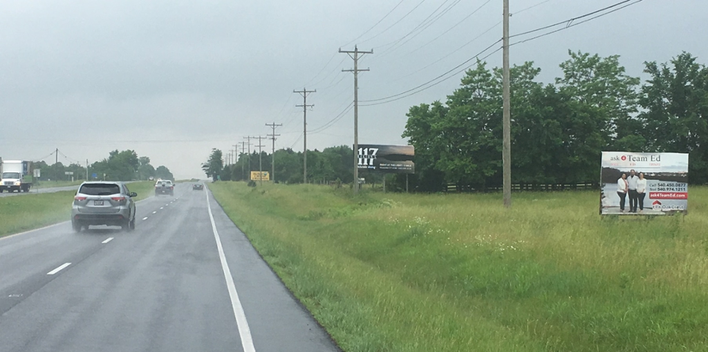 Photo of a billboard in Millwood