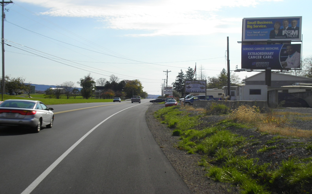 Photo of a billboard in Blairs Mills