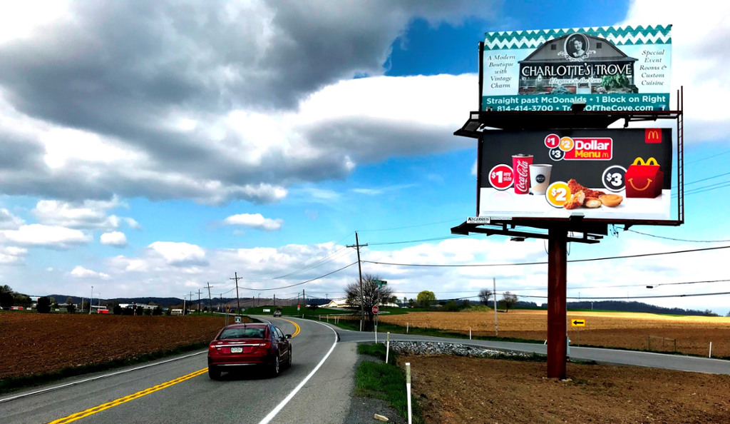 Photo of a billboard in Curryville