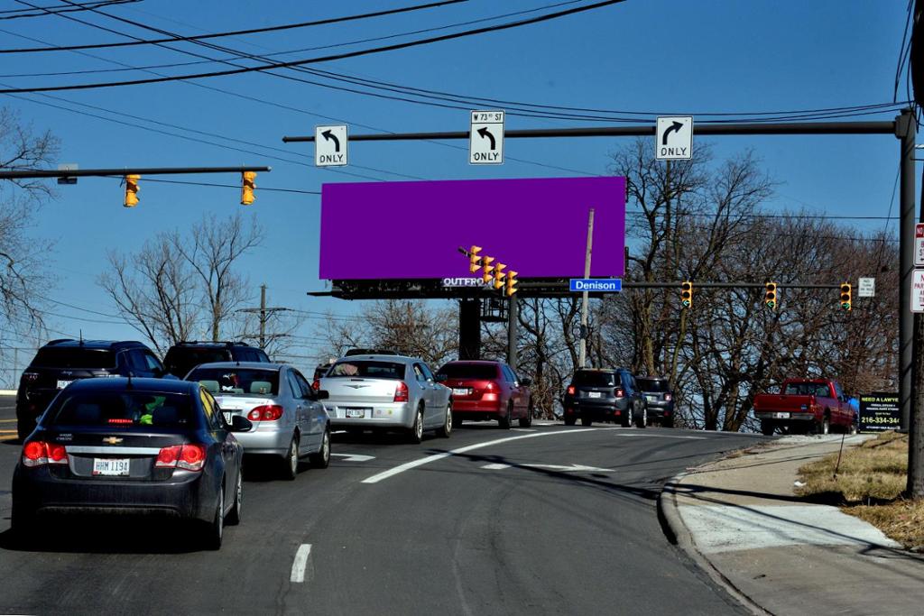Photo of an outdoor ad in Cleveland