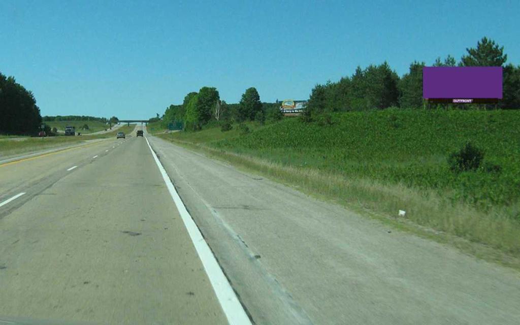 Photo of a billboard in Mullett Lake