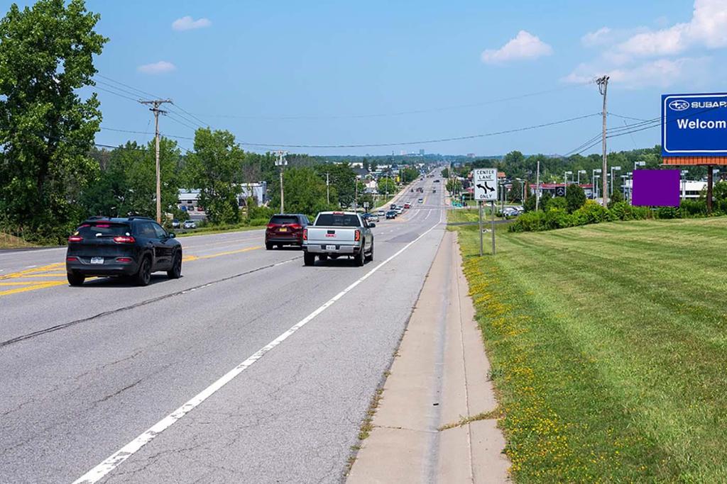 Photo of a billboard in Hemlock