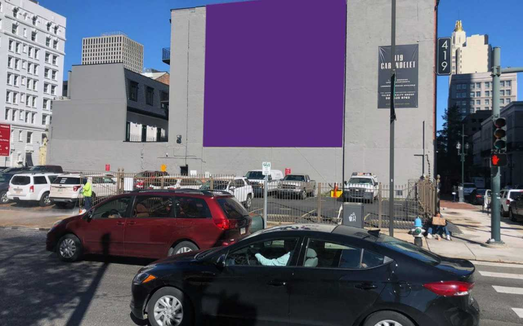 Photo of an outdoor ad in New Orleans