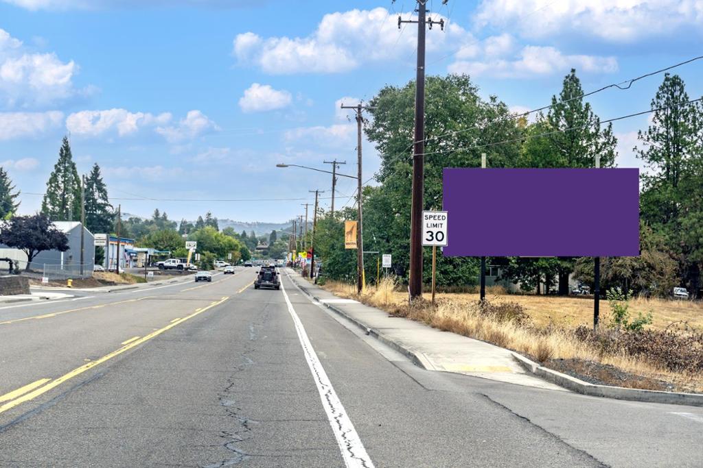 Photo of a billboard in Camas Valley
