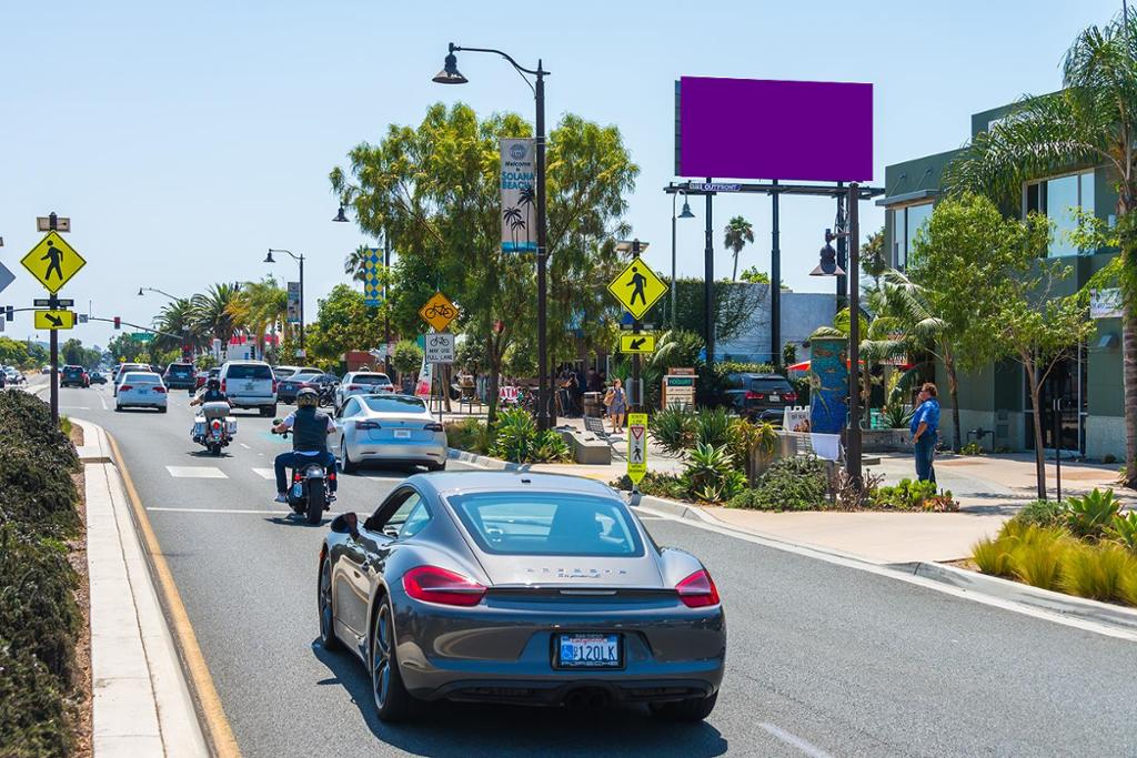 Photo of a billboard in Solana Beach