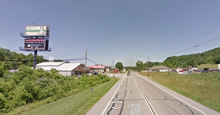 Photo of a billboard in Amesville