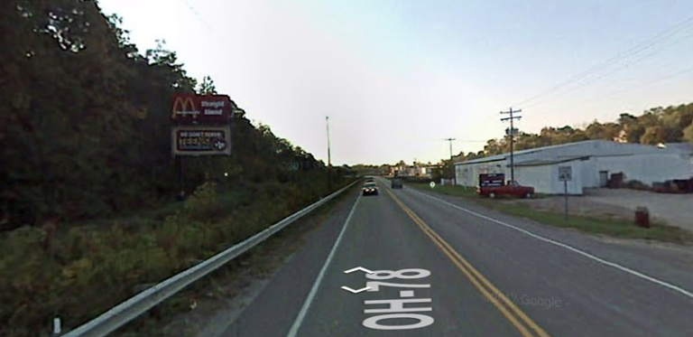 Photo of a billboard in Sarahsville