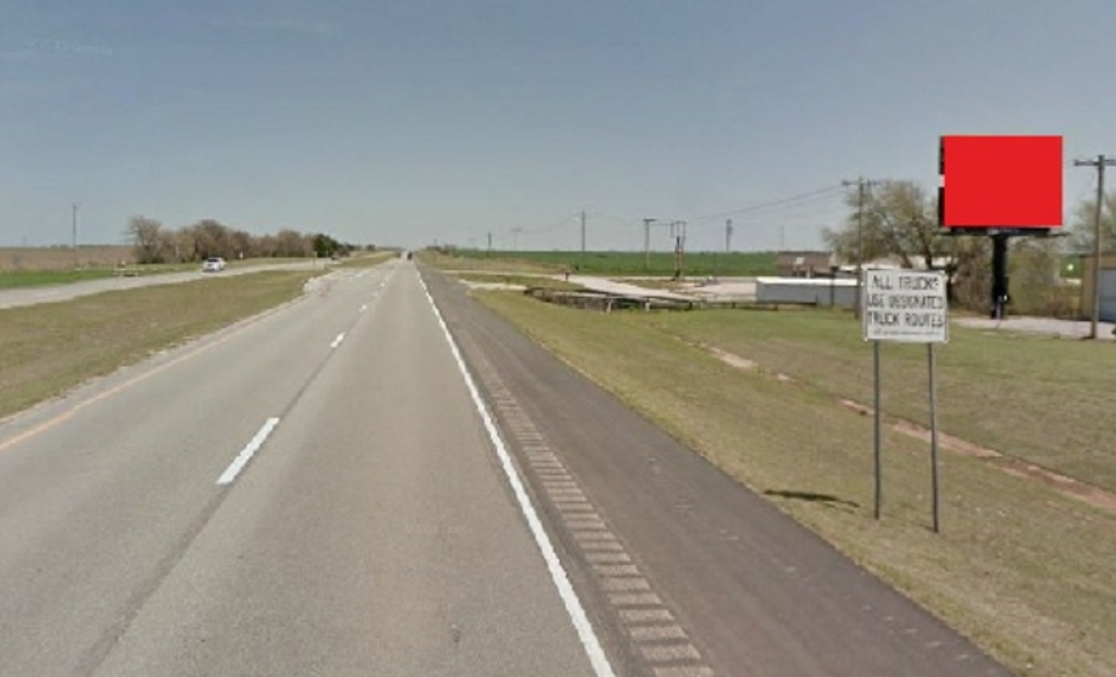 Photo of a billboard in Okeene