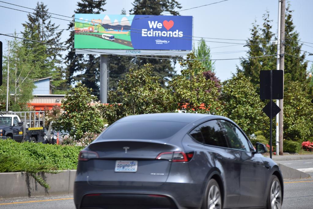 Photo of a billboard in Shoreline