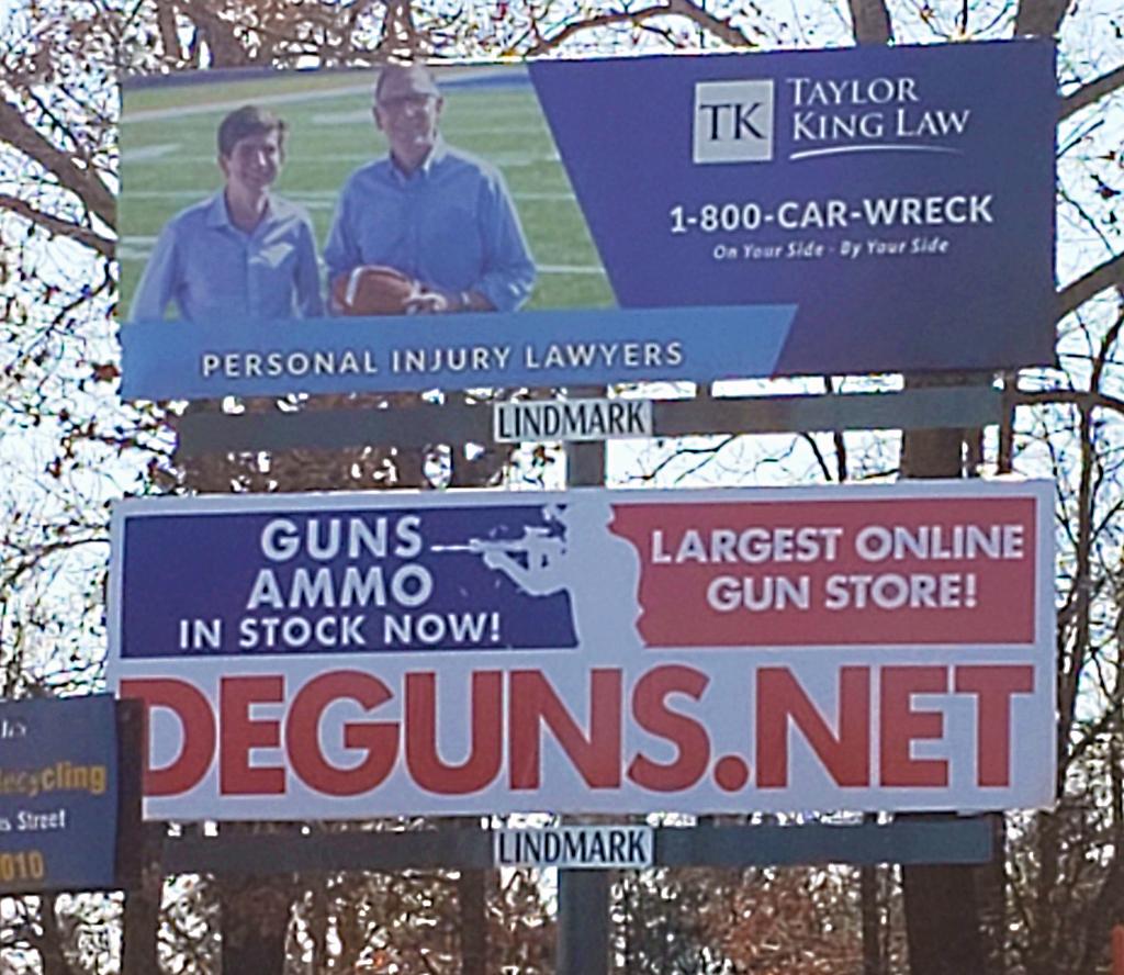 Photo of a billboard in Viola