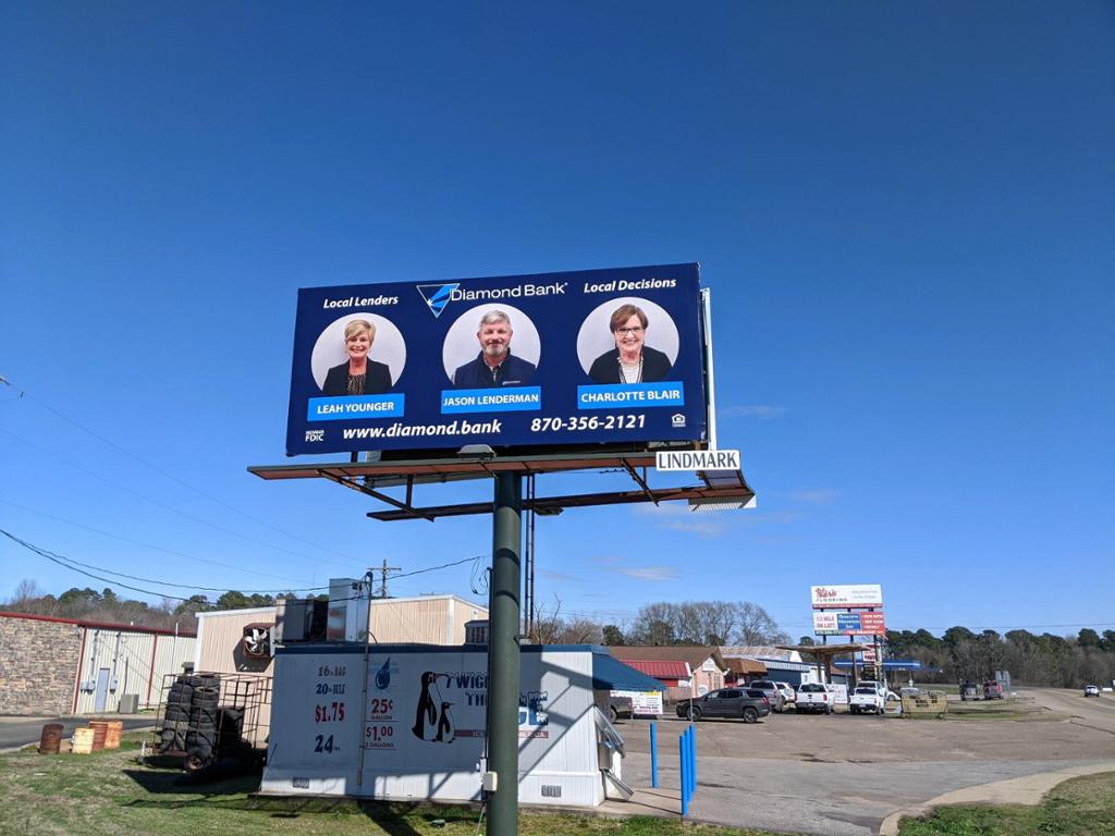 Photo of a billboard in Alpine