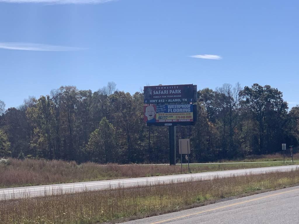 Photo of a billboard in Bumpus Mills