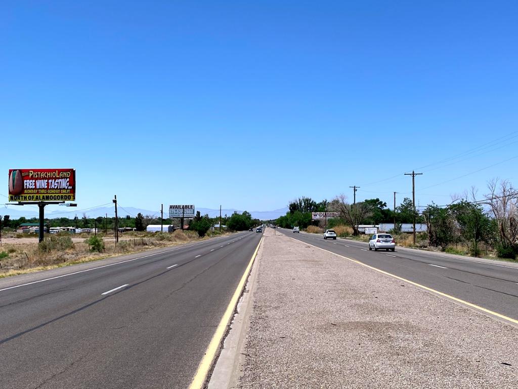 Photo of a billboard in Mescalero