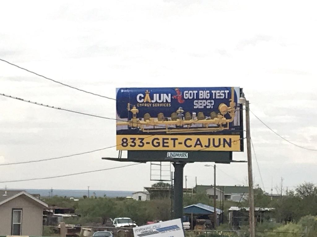 Photo of a billboard in Balmorhea