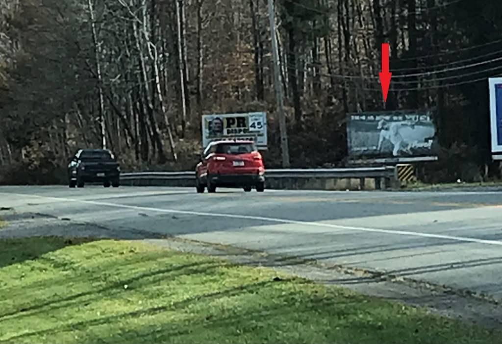 Photo of a billboard in Morrisdale