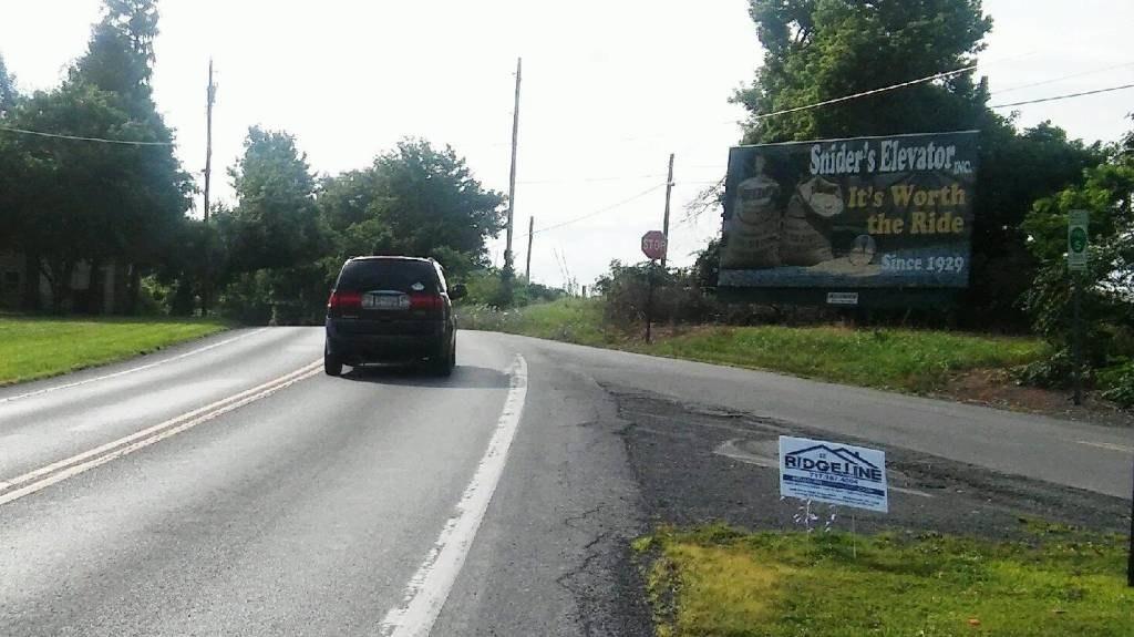Photo of a billboard in Broad Top City