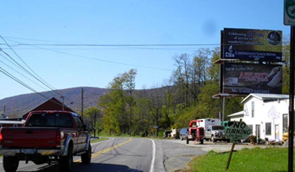 Photo of a billboard in James Creek
