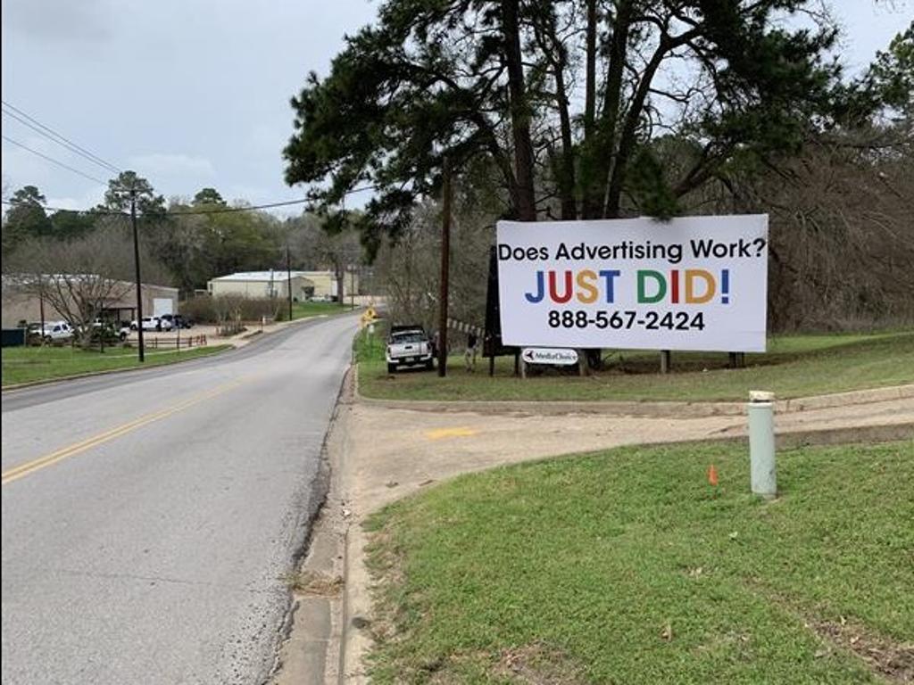 Photo of a billboard in Huntsville