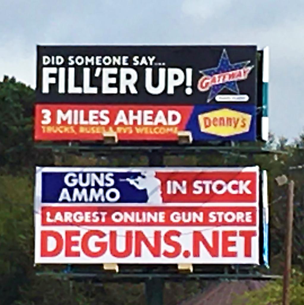 Photo of a billboard in Joinerville