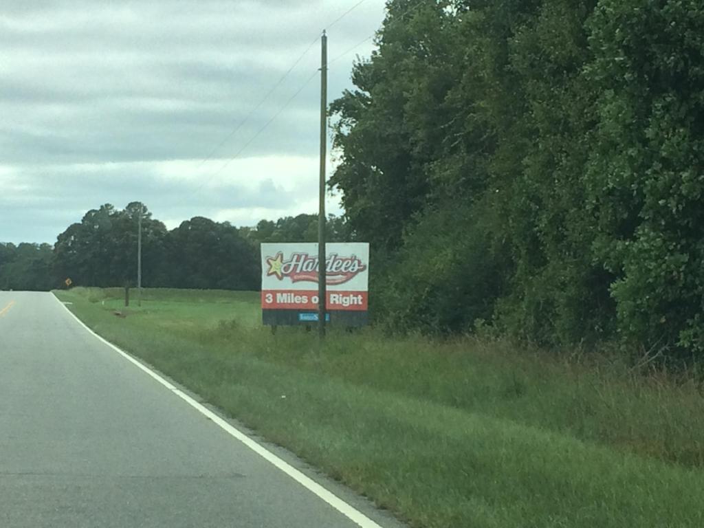 Photo of a billboard in Tillery