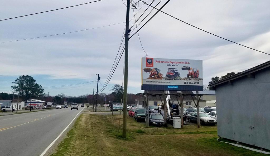 Photo of a billboard in Harrellsville