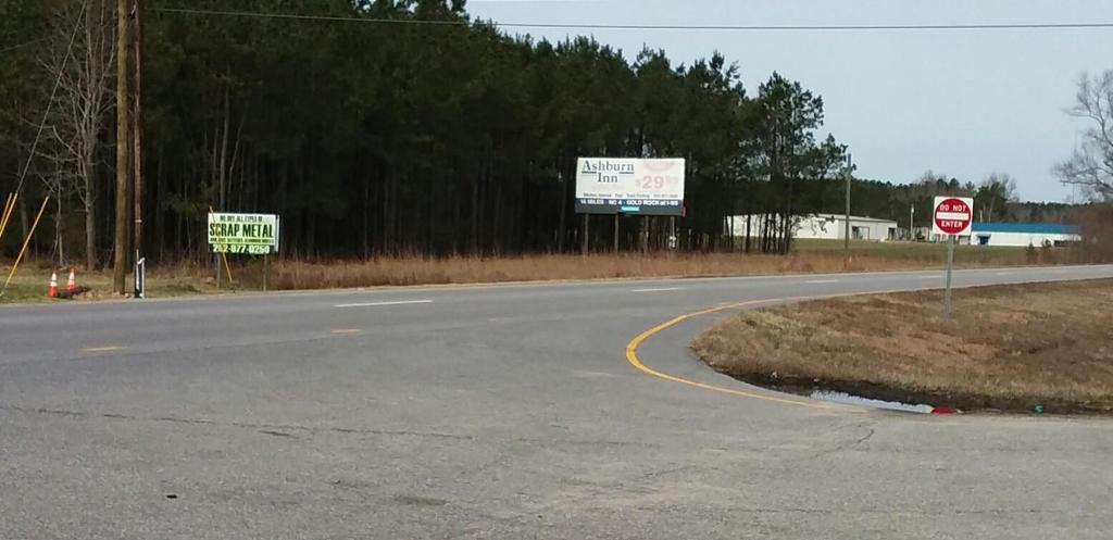 Photo of a billboard in Elm City