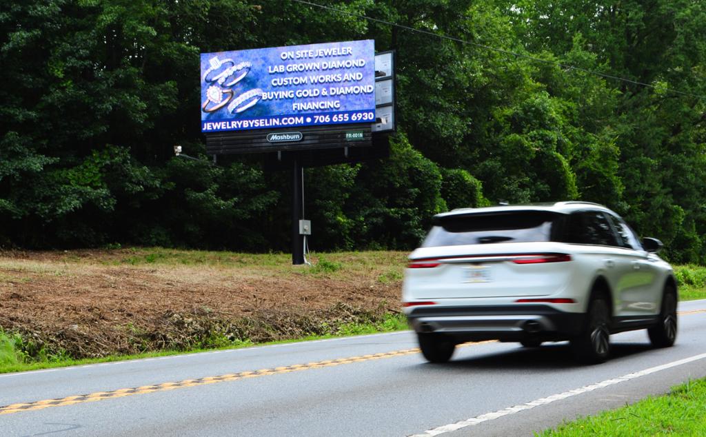 Photo of a billboard in Dahlonega