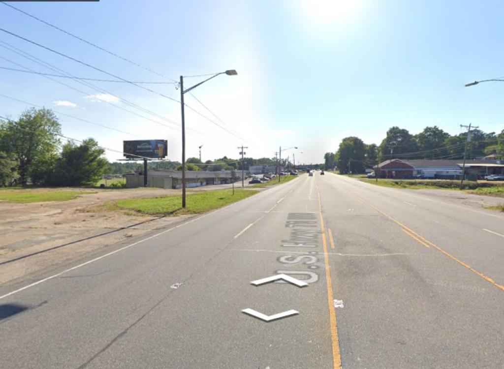 Photo of a billboard in Cajah's Mountain