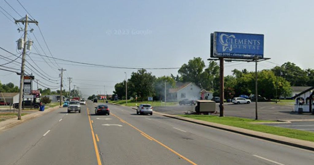 Photo of a billboard in Shelbyville
