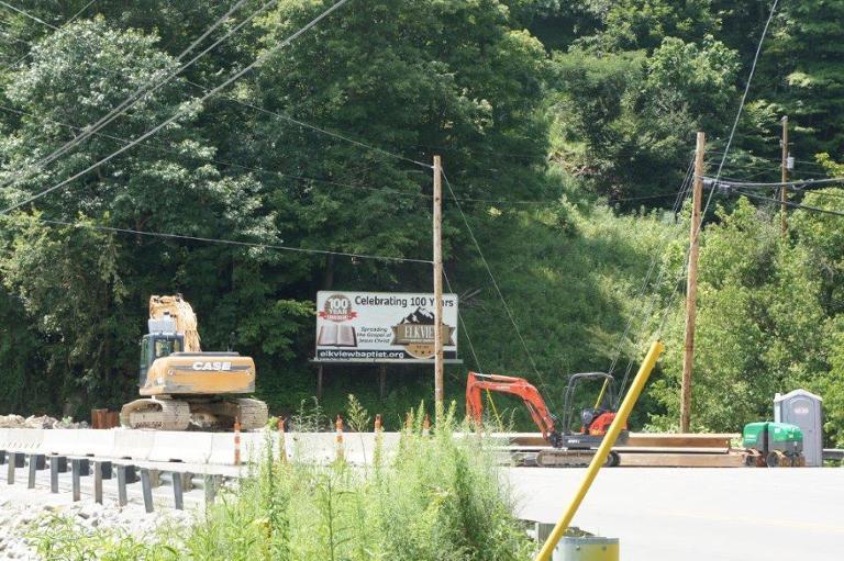 Photo of a billboard in Birch River