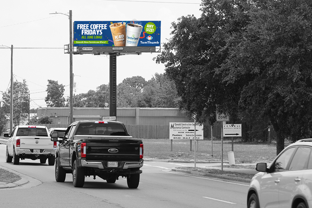 Photo of a billboard in Baker