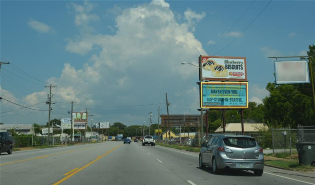 Photo of a billboard in Chickamauga