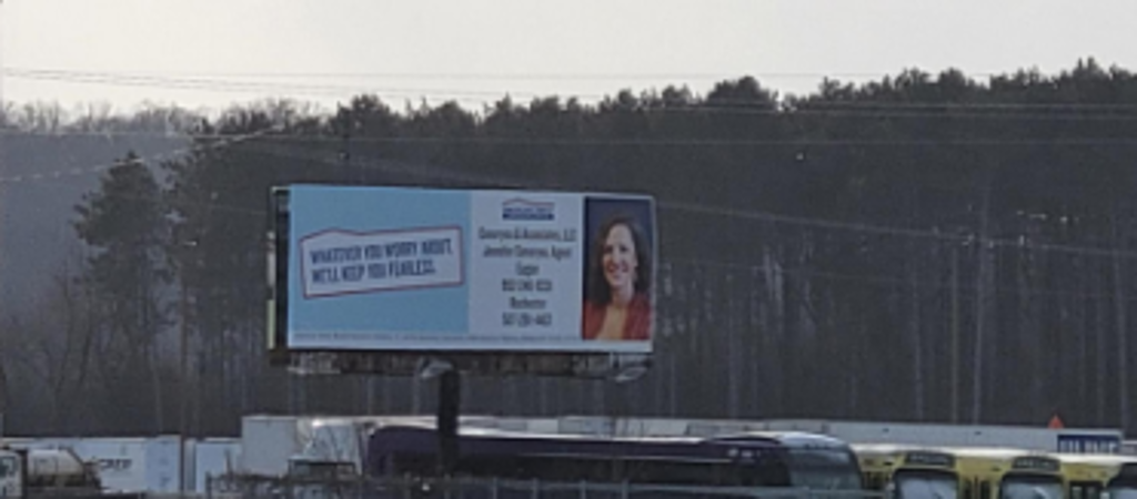Photo of a billboard in Randolph
